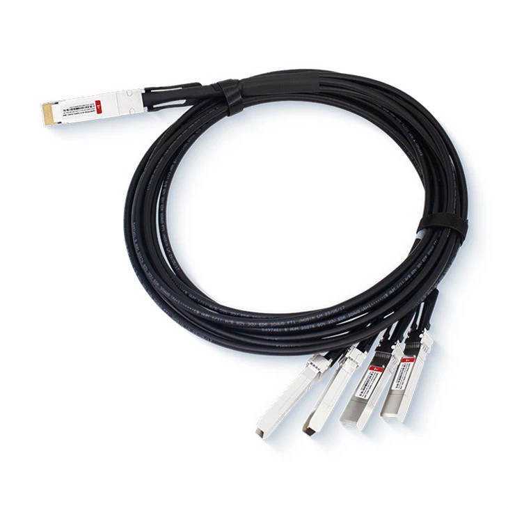 100G QSFP28 till 4X25G SFP28 Breakout Passiv Direktansluten kopparkabel
