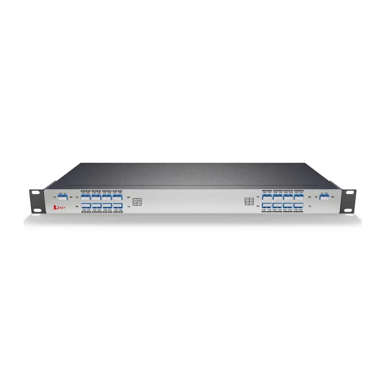 Enkelfiber OADM 8CH DWDM West And East 1U Rack